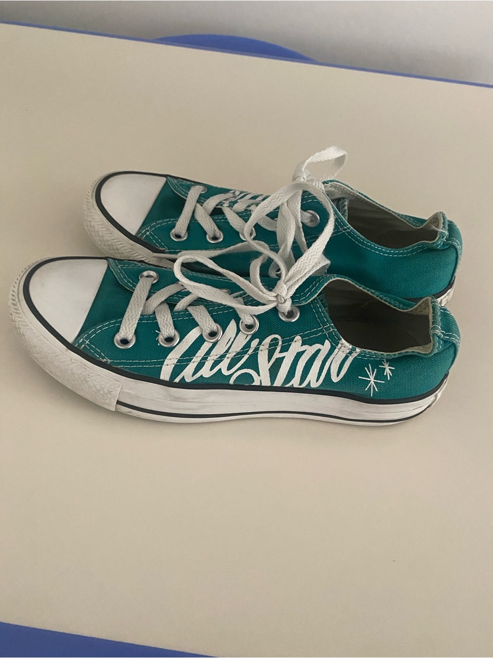 Converse All-Star Teal Low-Top Sneakers